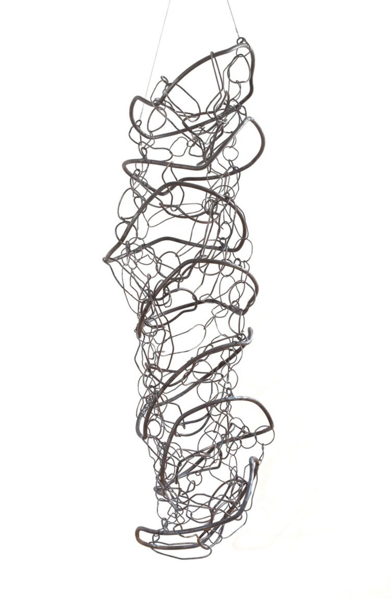 Rebecca Welz, "Long Net," welded steel