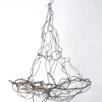 Rebecca Welz, "Pendulum," welded steel