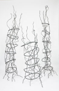 Rebecca Welz, "Smoke Trees," welded steel