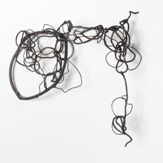 Rebecca Welz, "Swinging," welded steel